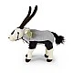 Plush Oryx antelope 28 cm. standing