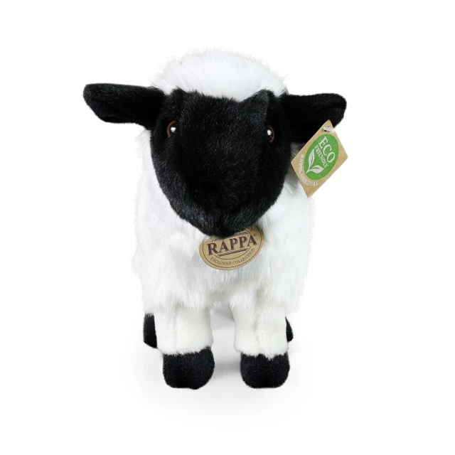 Plush Sheep 27 cm. standing black and white