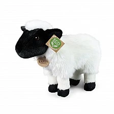 Plush Sheep 27 cm. standing black and white