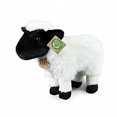 Plush Sheep 27 cm. standing black and white