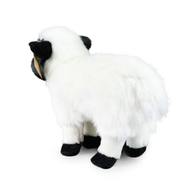 Plush Sheep 27 cm. standing black and white