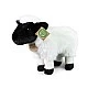 Plush Sheep 27 cm. standing black and white