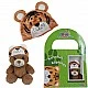 Set of Tiger Hat and Teddy Bear with Tiger Hat Plush Toy