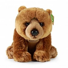 Teddy bear Grizzly 30 cm. sitting series Eco friends