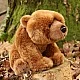 Teddy bear Grizzly 30 cm. sitting series Eco friends