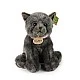 Plush British gray cat sitting 25 cm. Eco friends series