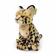 Plush Serval 30 cm. sitting series Eco Friends