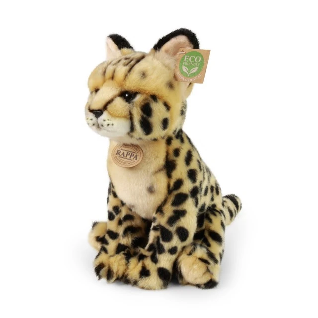 Plush Serval 30 cm. sitting series Eco Friends