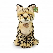 Plush Serval 30 cm. sitting series Eco Friends
