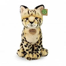 Plush Serval 30 cm. sitting series Eco Friends