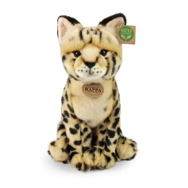 Plush Serval 30 cm. sitting series Eco Friends
