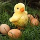 Plush Yellow Newly Hatched Chick 10 cm. Eco Friends series