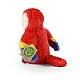 Plush Red Macaw Baby 16 cm. Eco Friends series