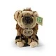 Plush Spotted Hyena Baby 16 cm. sitting series Eco Friends