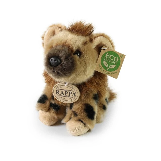 Plush Spotted Hyena Baby 16 cm. sitting series Eco Friends