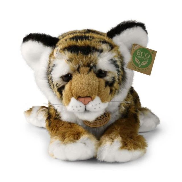 Plush Tiger 45 cm. lying down Eco Friends series