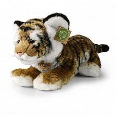 Plush Tiger 45 cm. lying down Eco Friends series