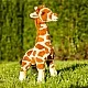 Plush Giraffe baby 23 cm. standing series Eco friends