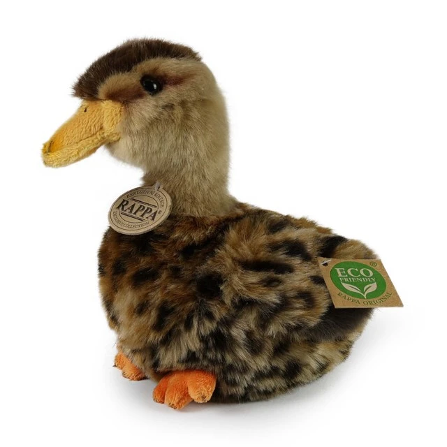 Plush Brown Duck 19 cm. Eco Friends series