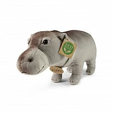 Plush Hippo 32 cm. standing series Eco Friends