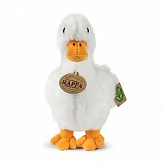 Plush White Duck 24 cm. Eco Friends series