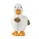 Plush White Duck 24 cm. Eco Friends series