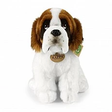 Plush dog St. Bernard 30 cm. Eco Friends series