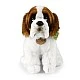 Plush dog St. Bernard 30 cm. Eco Friends series