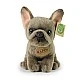 Plush French Bulldog baby 18 cm. Eco friends series