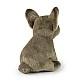 Plush French Bulldog baby 18 cm. Eco friends series