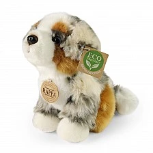 Plush Australian Shepherd baby sitting 20 cm. Eco Friends series