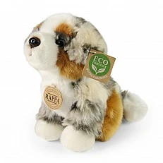 Plush Australian Shepherd baby sitting 20 cm. Eco Friends series
