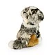 Plush Australian Shepherd baby sitting 20 cm. Eco Friends series