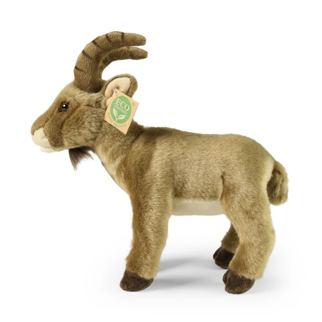 Plush Siberian Capricorn standing 27 cm. Eco Friends series
