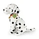 Plush Dalmatian dog with collar 30 cm. Eco friends series