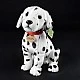 Plush Dalmatian dog with collar 30 cm. Eco friends series