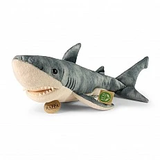 Plush Great White Shark 40 cm. Eco Friends series