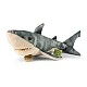 Plush Great White Shark 40 cm. Eco Friends series