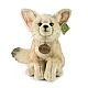 Plush Desert Fox Fennec 26 cm. sitting series Eco Friends