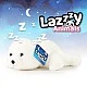 Plush Polar Bear 29 cm. lying down LazyAnimals series