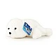 Plush Polar Bear 29 cm. lying down LazyAnimals series