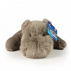 Plush Hippopotamus 29 cm. lying down LazyAnimals series