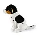 Plush dog Jack Russell Terrier sitting 29 cm. Eco friends series