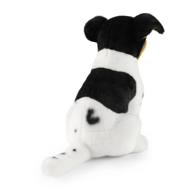 Plush dog Jack Russell Terrier sitting 29 cm. Eco friends series