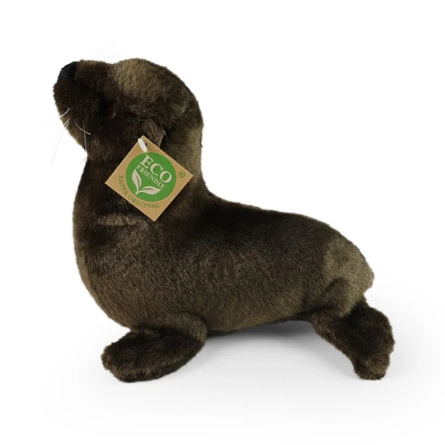 Plush Brown Seal 24 cm. Eco Friends series