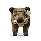 Plush Wild Boar Standing 30 cm. Eco Friends Series