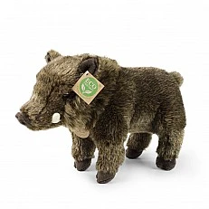 Plush Wild Boar Standing 30 cm. Eco Friends Series