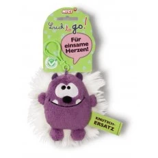 Keychain Goblin purple/white 10 cm.