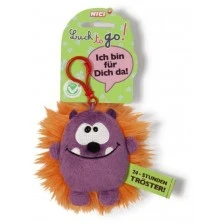 Keychain Goblin purple/orange 10 cm.