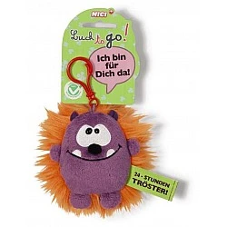 Keychain Goblin purple/orange 10 cm.